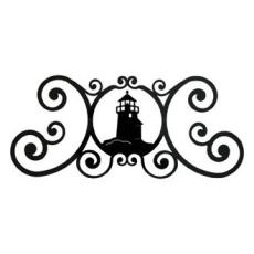 Lighthouse Wrought Iron Doortopper