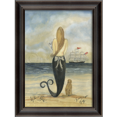 LoveSick on Friday Mermaid Framed Art