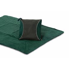 Green Fleece Blanket Cushion