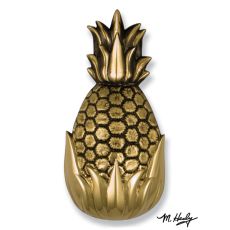Hospitality Pineapple Door Knocker , Brass (Premium)
