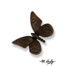 Monarch Butterfly Doorbell Ringer, Oiled Bronze