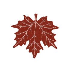 Maple Leaf 14X15 Placemat, Dark Paprika