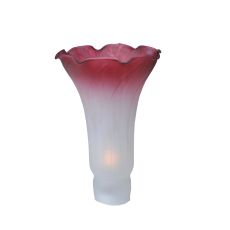 4" W X 6" H Pink/ White Pond Lily Shade