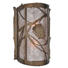 10" W Whispering Pines Wall Sconce