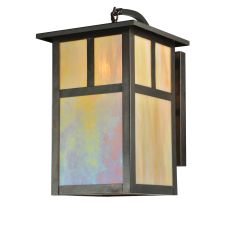 10" W Hyde Park T Mission Curved Arm Wall Sconce