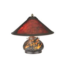 16" H Van Erp Lighted Base Table Lamp