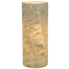 4" W X 10" H Cylinder Jadestone Light Green Flat Top Candle Cover