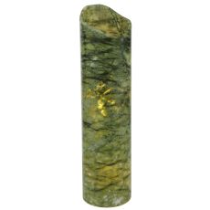 4" W X 16" H Cylinder Jadestone Green Uneven Top Candle Cover