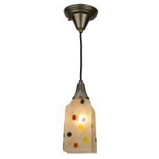 4.5" Sq Metro Fusion Jewel Mini Pendant