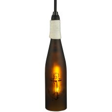 3" W Coastal Collection Anchor Wine Bottle Mini Pendant