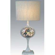 31.5" H Cameo Dragonfly Lighted Base Table Lamp
