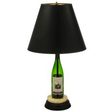 25.5" H Personalized Wine Bottle Table Lamp