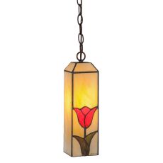 4" Sq Iris Mini Pendant