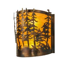 12" W Tall Pines Wall Sconce