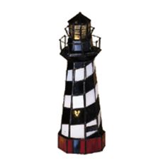 10" H The Lighthouse On Cape Hatteras Accent Lamp