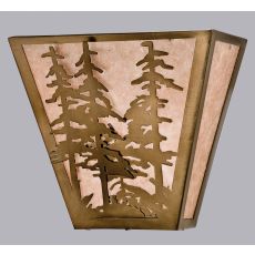 13" W Tall Pines Wall Sconce