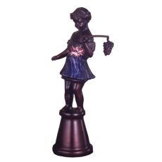 16" H Silhouette Polly Accent Lamp
