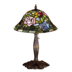 17" H Tiffany Rosebush Accent Lamp