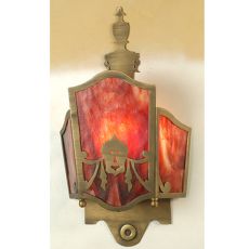 12" W Theatre Mask Wall Sconce