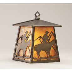 7.5" W Cowboy Hanging Wall Sconce