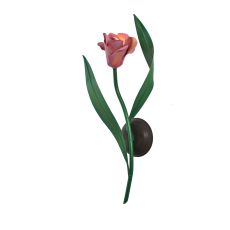12" W Tulip Right Sided Wall Sconce