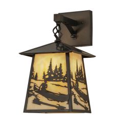 8"W Stillwater Canoe At Lake Hanging Wall Sconce