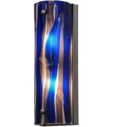 5.5"W Metro Fusion Midnight Wall Sconce
