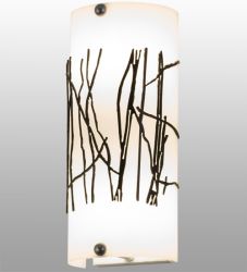 5"W Twigs Overlay Wall Sconce