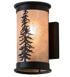 5"W Tall Pine Wall Sconce