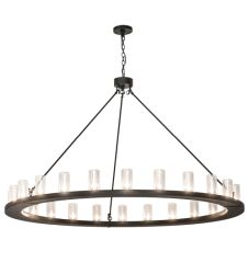 72"W Loxley 24 Lt Chandelier