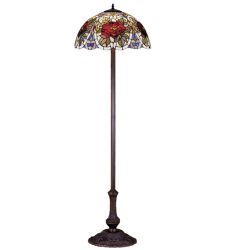 63"H Renaissance Rose Floor Lamp