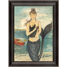 Mermaid From Pocomoke Framed Art