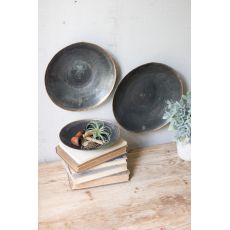 Black Copper Platters Set of 3