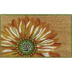 Liora Manne Natura Sunflower Outdoor Mat Yellow 18"X30"