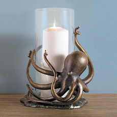 Octopus Hurricane Candleholder