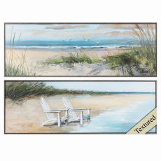Wind Water Set of 2 Framed Beach Wall Art