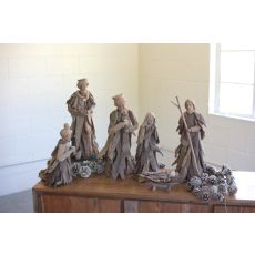 Driftwood Nativity Set of 6