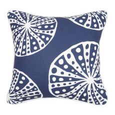 Navy Urchin Print Pillow