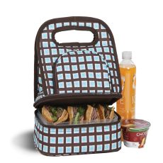 Savoy Lunch Bag, Blue Oyster