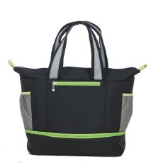 Nylon Helix Expandable Cooler, Black