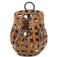 Fishing Basket Cork Caddy Fishing Basket