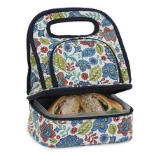 Blue Peacock Savoy Lunch Bag