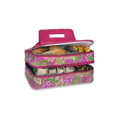Entertainer Hot and Cold Food Carrier, Pink Desire