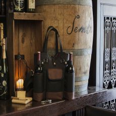 Wine Country Tote- Black