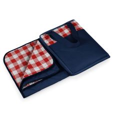 Vista Blanket Red Check With Navy