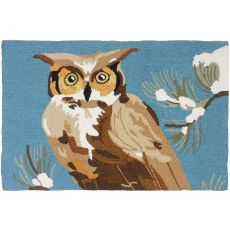 Woodland Owl Polyester Rug, 22 x 34 in.