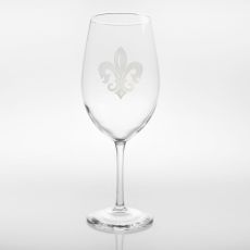 Grand Fleur De Lis AP Wine Glasses, Set of 4