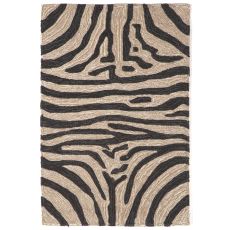 Liora Manne Ravella Zebra Indoor/Outdoor Rug - Black, 24" By 36"