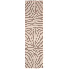 Liora Manne Ravella Zebra Indoor/Outdoor Rug - Brown, 24" By 8'