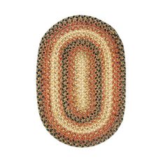 Homespice Decor 13" x 19" Placemat Oval Russett Jute Braided Accessories